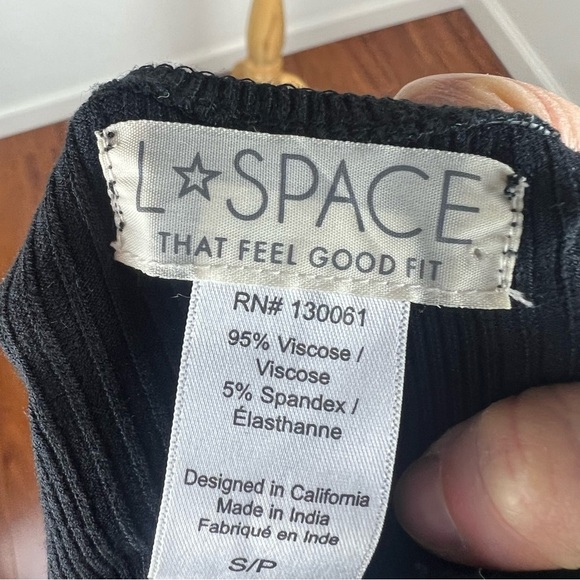 L*Space Sirena Mini Dress in Black Size S - Picture 6 of 6